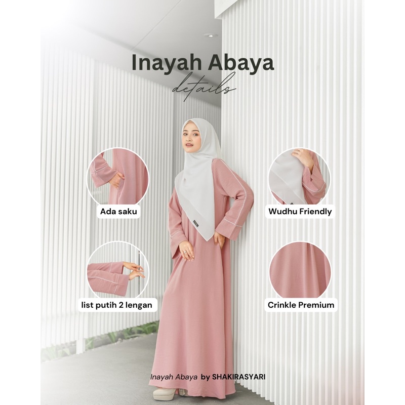 [SYAR'I TILL JANNAH] Inayah Abaya Only