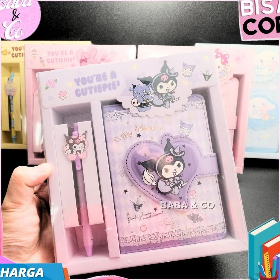 

Paket Buku Sanrio Full Color 2 In 1 Pc-22101 Sanrio Cetek Lucu Buku Sanrio Alat Tulis 2 In 1