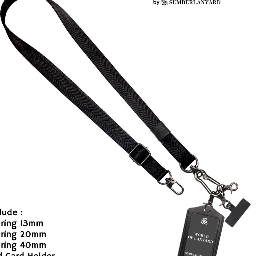 

Sumber Lanyard Tali Idcard Gantungan Hp Nylon Adjustable - All In One Bla 2Cm