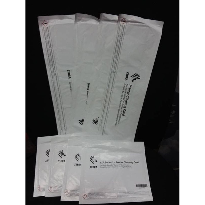 CLEANING KIT PRINTER ID CARD ZEBRA ZXP SERIES 3 ZXP3 ZXP 3