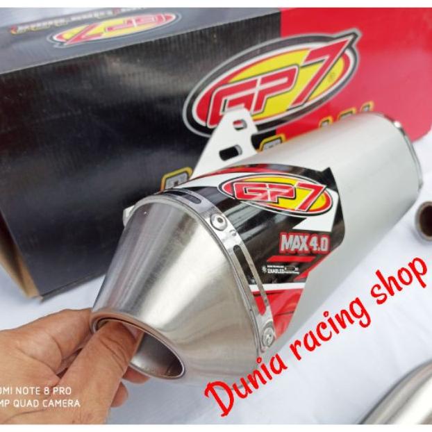 Knalpot Gp7 Max 4.0 Klx 150 Crf 150 Dtraer 150 Wr 155 Bore Up Fullsystem Gp7