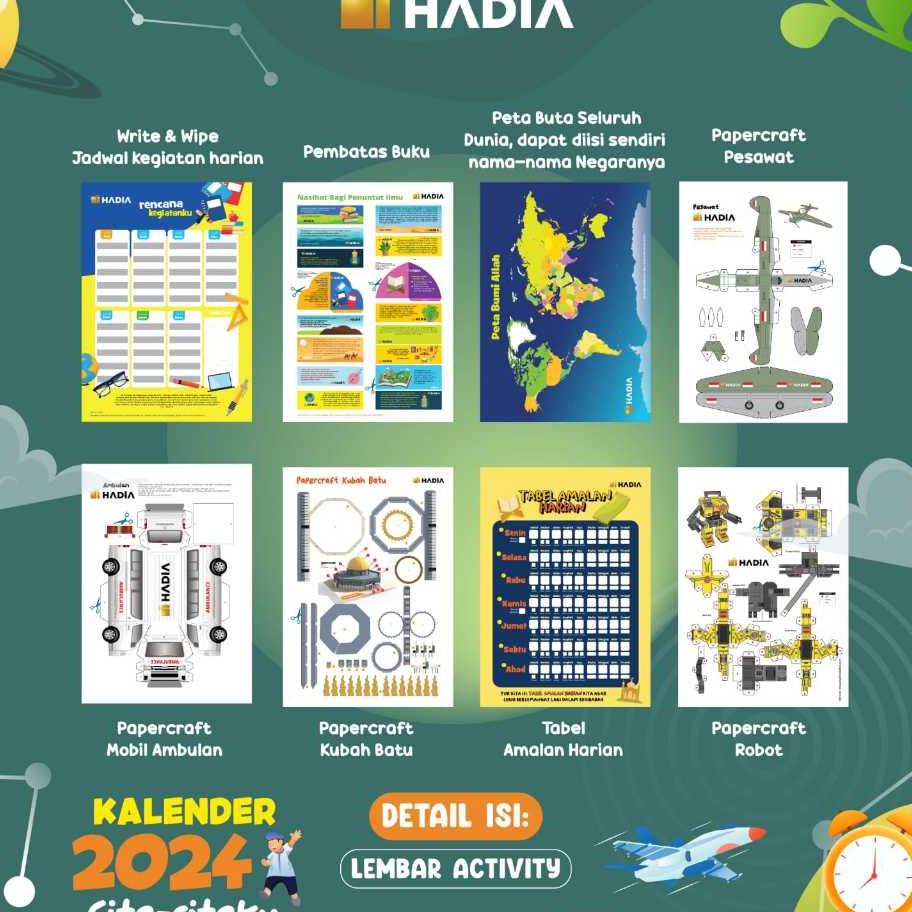 

Kalender 2024 Cita Citaku | Full Colour | Kalender Dinding | Banyak Bonusnya