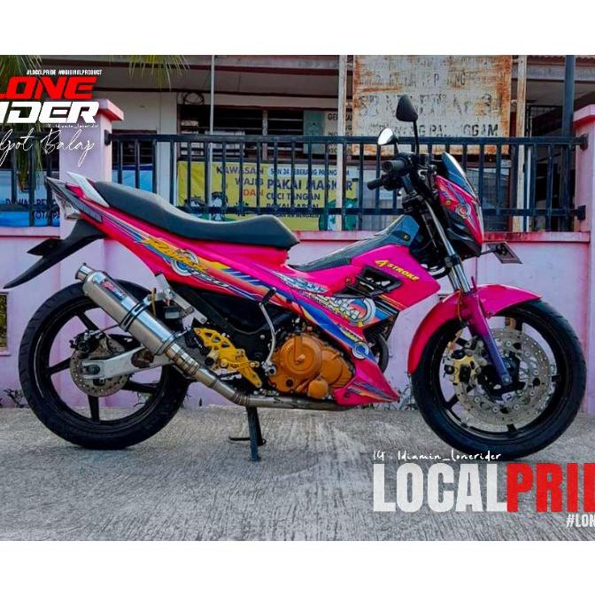 Knalpot Lr Lone Rider Satria Fu - He Ngaceng Satria F 150