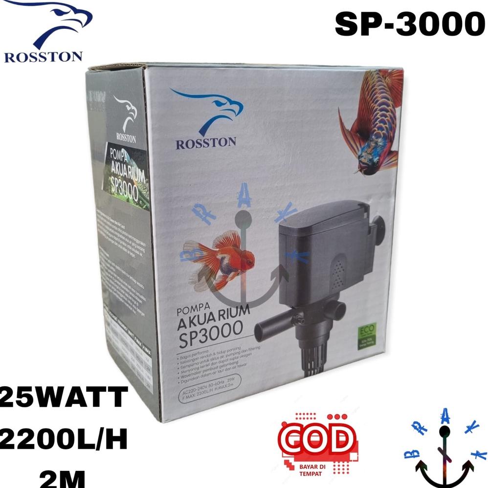 Diskon Besar Mesin Pompa Filter Aquarium Rosston Sp 3000 Low Watt Sale
