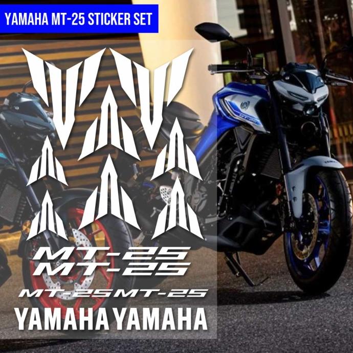 TERMURAH STICKER SET LOGO YAMAHA MT 25 MT25 BEST SELLER
