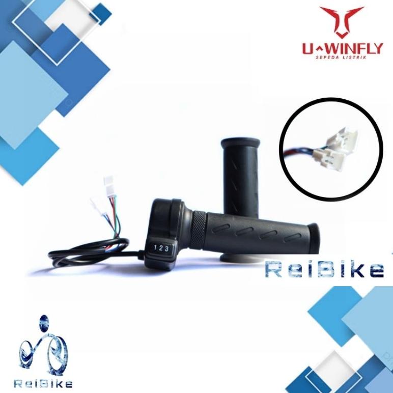 Promo Akhir Tahun Throttle / Handle Gas Sepeda Listrik Exotic, Pacific Dan U Winfly Promo