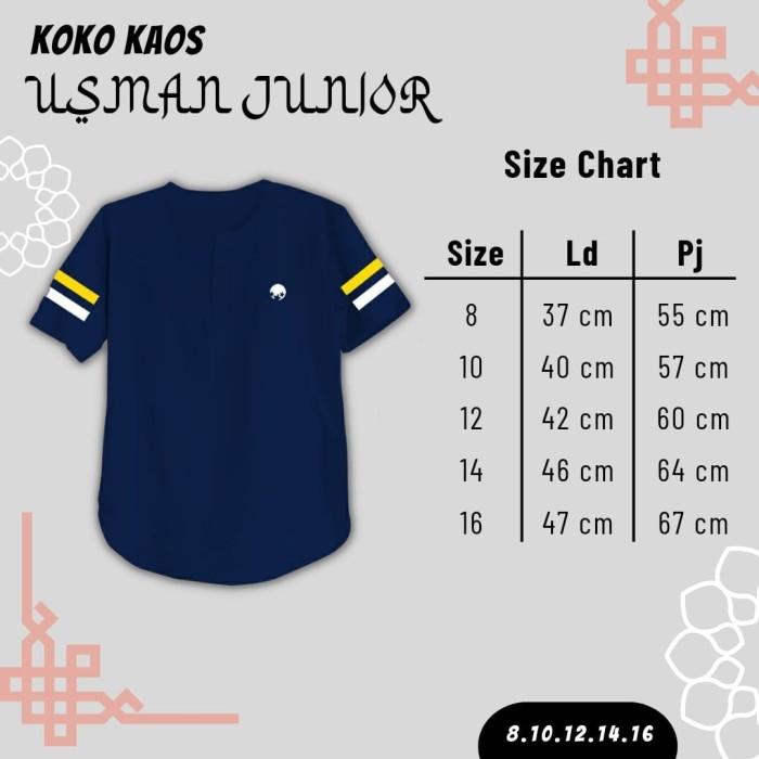 BISA COD - KOKO KAOS ANAK LAKI LAKI MUSLIM REMAJA TANGGUNG USIA 8-15 TAHUN