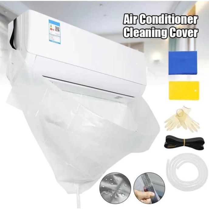 Bisa Gojek/Grab Plastik Cuci Ac / Cover Ac 1/5 Pk Sampai 2 Pk Best