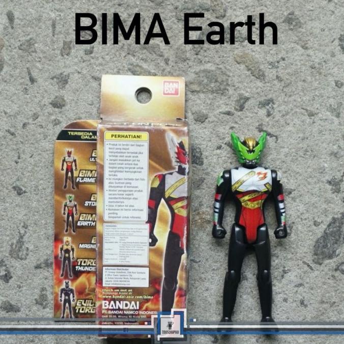 New Sale Bandai Bima X Action Pose Figure Evil Torga, Flame, Earth Sale Rugi Stok Terbatas