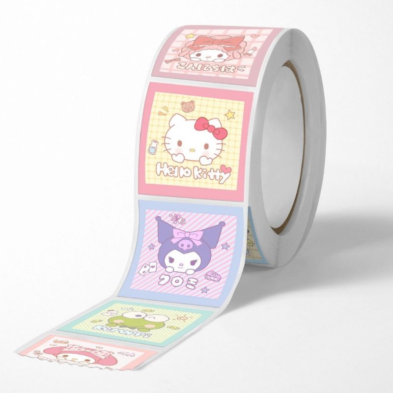 

HUNAM Stiker Aesthetic Deco Cute Gift Tema Sanrio Sticker Tumblr Anti Air Scrapbook DIY