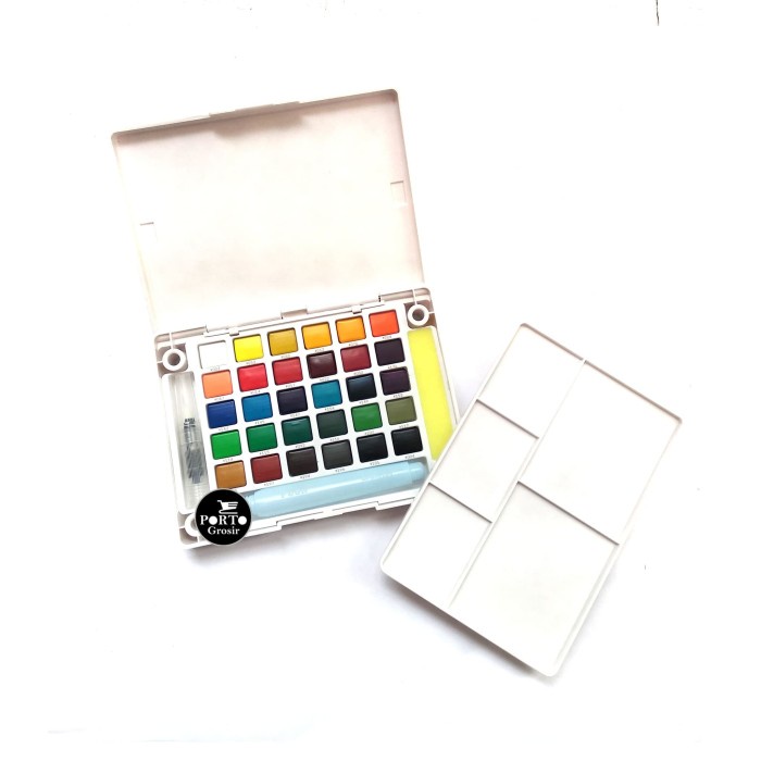 

SAKURA KOI WATER COLORS POCKET FIELD SKETCH BOX 30 CAT AIR COLOR ORIGINAL TERBARU