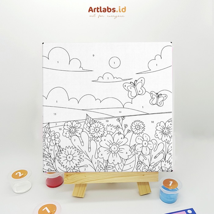 

SPRING BLOOM - PAINT BY NUMBER 10 COLOR [FLOWER SERIES] ORIGINAL TERBARU