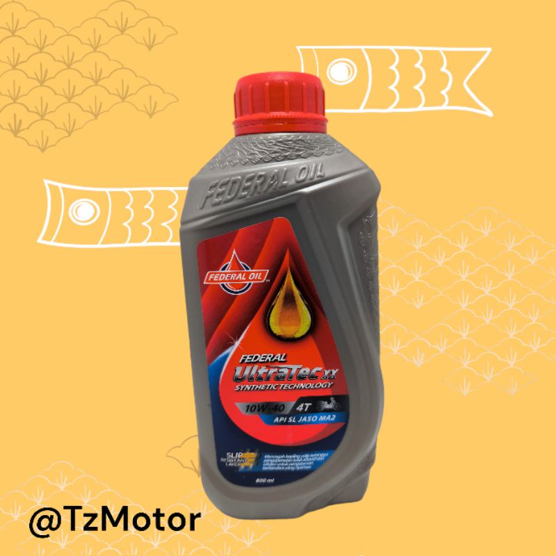 Oli Federal Supreme XX...10 w 40, api SJ - jaso MA.. 800 ml PERBOTOL
