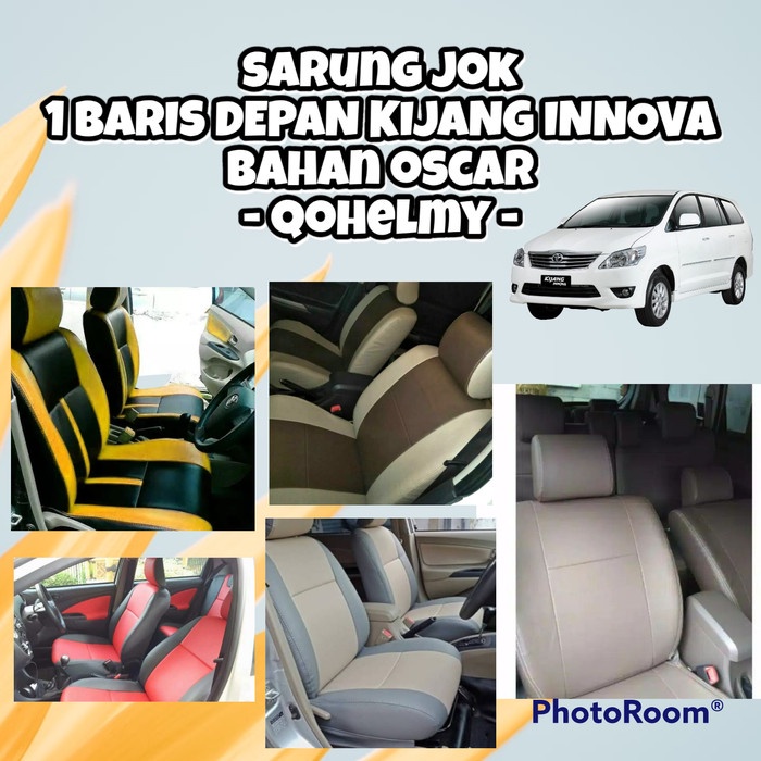 1 baris depan Sarung Jok Kijang Innova - Bahan Oscar