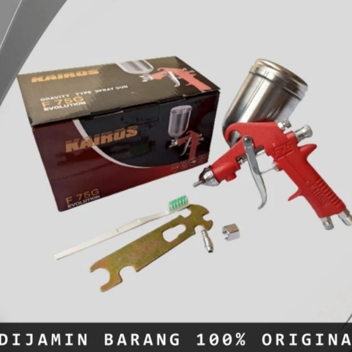 Spray Gun F75 Tabung Atas Kairos / Spraygun F75G Kairos Skia Teknik