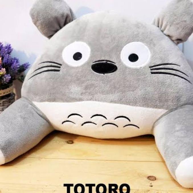 Bantal Punggung Boneka Totoro Bantal Sandaran Mobil Kursi Kantor Lucu