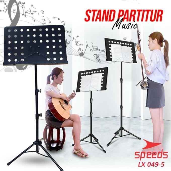 Stand Partitur -  Alat Musik Stand Book Kecil Stand Partitur Untuk Buku Musik 049-5 -