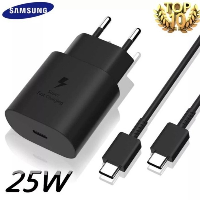 Charger Samsung 25W Note A32 A52 Super Fast Charging Original 25 Watt Ready