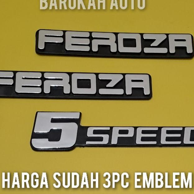 Emblem Feroza 5 Speed Harga Sudah 3Pc Mobil Daihatsu Feroza