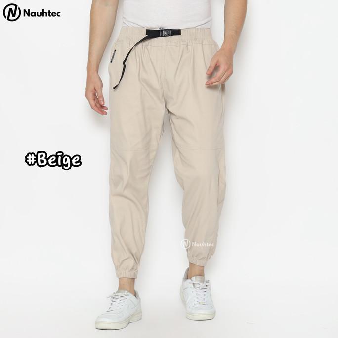 Celana Sirwal Jogger Flag Twill Stretch Melar by Nauhtec M-L-XL-XXL