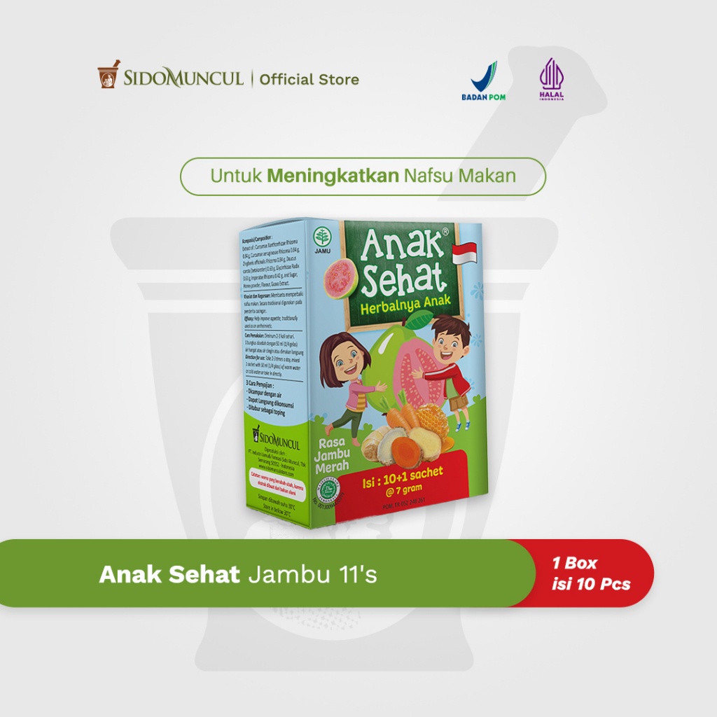 Anak Sehat Jambu 11's - Meningkatkan Nafsu Makan