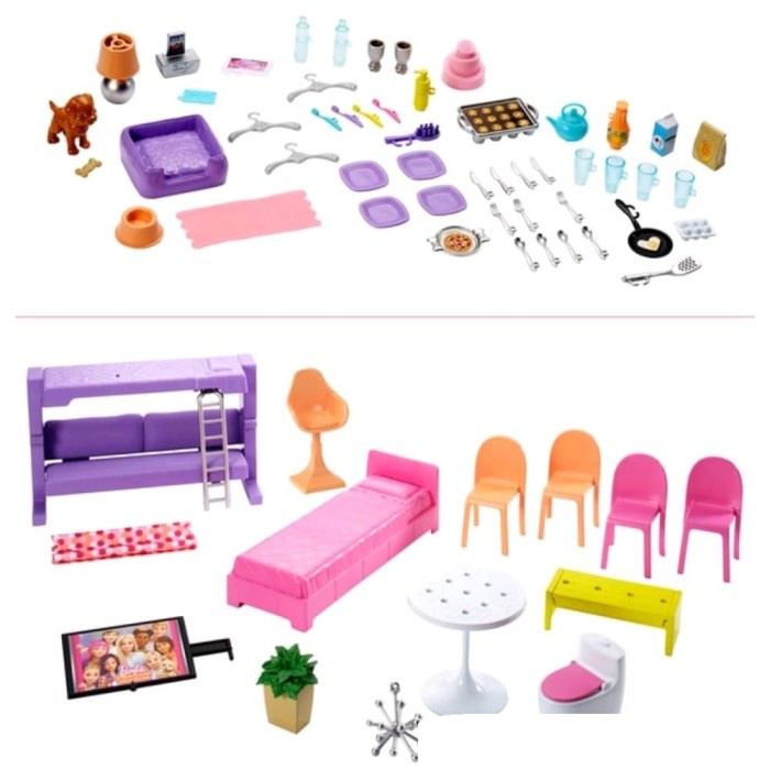 Rumah Barbie 3 lantai Dream House Original MATTEL