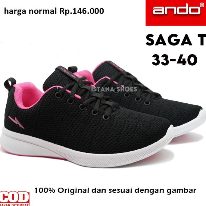 SEPATU ANAK SEKOLAH PEREMPUAN SD SMP SMA ORIGINAL ANDO, SEPATU KETS