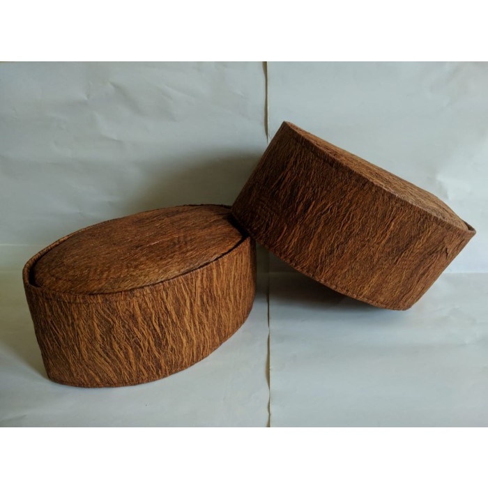 Peci Kulit Kayu Waru / Kopiah Songkok Kulit Kayu Honai