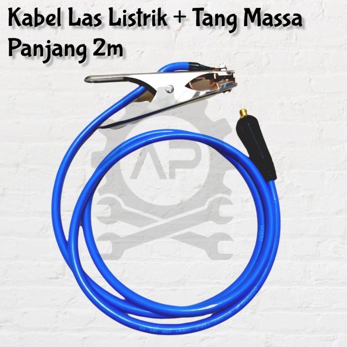 Paket Kabel Las Listrik Komplit Stang Las + Tang Massa 2M + 3M