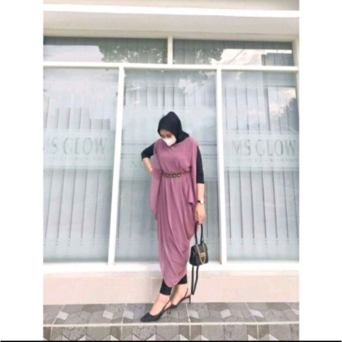 Kaftan Outer Laudya Ceruti Dress Kondangan Lebaran Pesta Mewah Ready