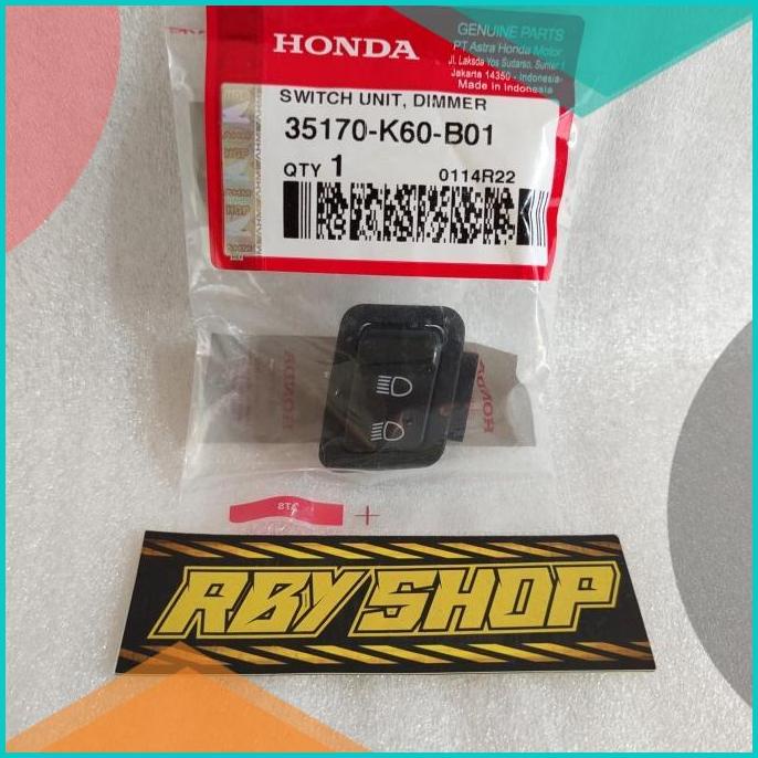 Saklar Lampu Jauh Dekat/Switch Unit Dimmer Vario 125 LED Original 16no