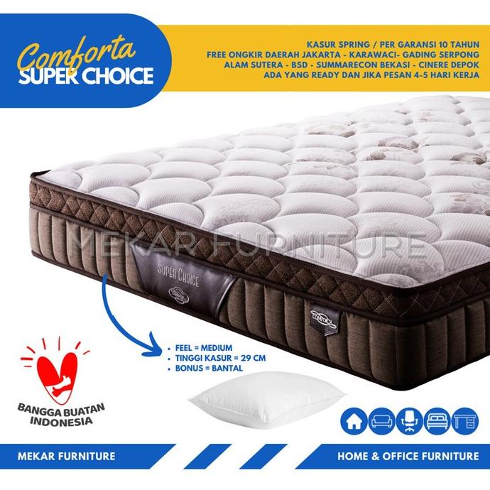 Kasur Spring Bed COMFORTA Super Choice - 120 X 200