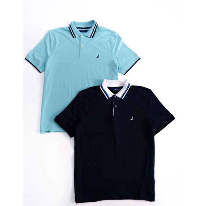 Best Seller Nautica Classic Fit Deck Polo Shirt - Kaos Berkerah Pria Original Original
