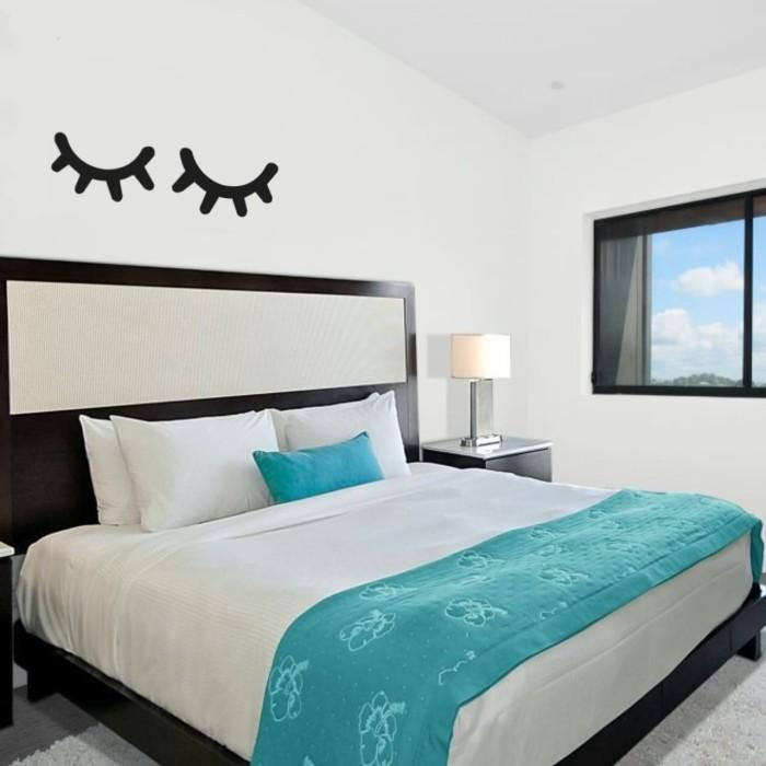 Stiker Sleep Eyes Wall Sticker Dinding Dekorasi Kamar Bulu Mata Tidur Berkualitas
