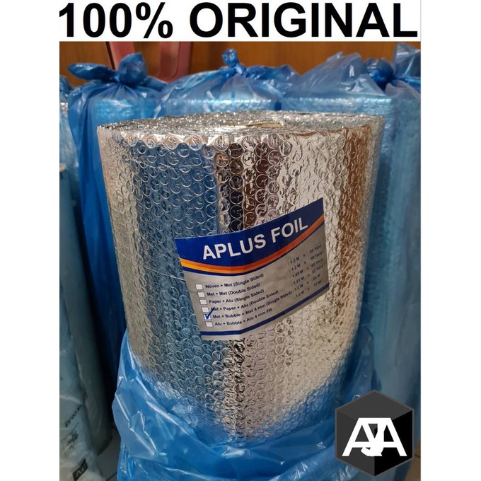 COD APLUS Aluminium Foil Bubble 1.2 m x 25 m / Alumunium Foil Bubble