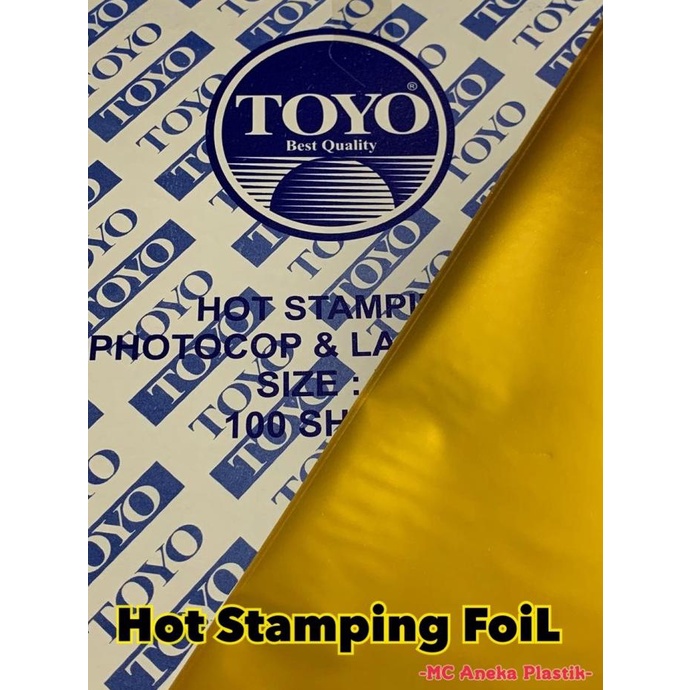 COD FOIL Hot Stamping Foil TOYO