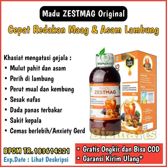 

Madu Zestmag Madu Herbal Pencernaan Obat Asam Lambung & Maag Ampuh