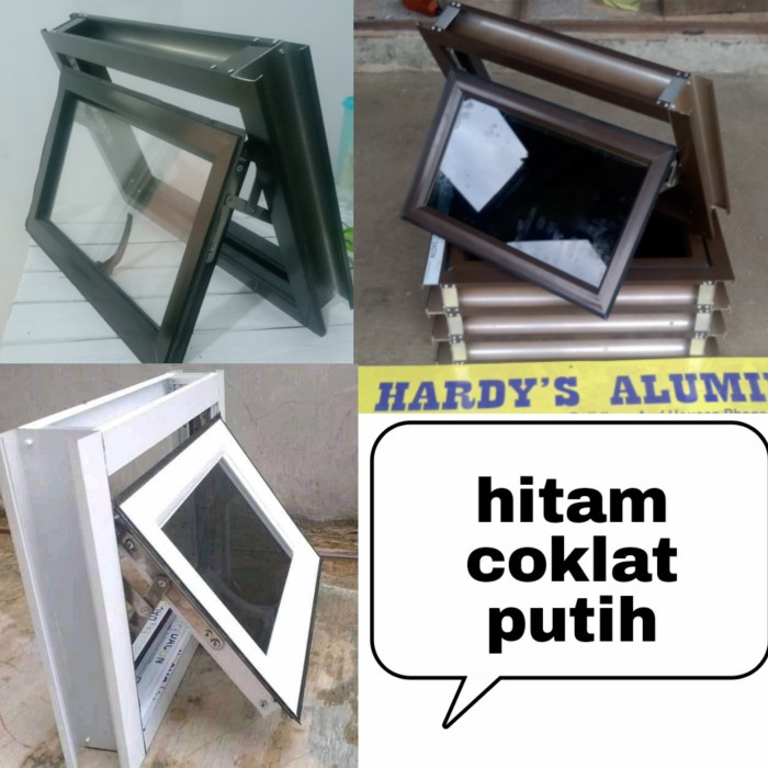 Promo Jendela Aluminium 40X60