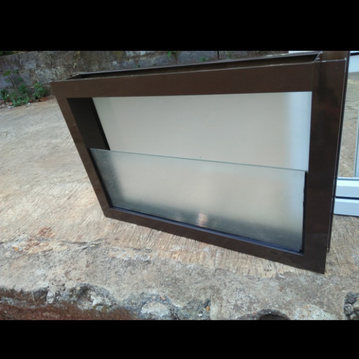 Promo Jendela Boven Aluminium Jendela Bovenli Alumunium Dapur Zigzag 40X60