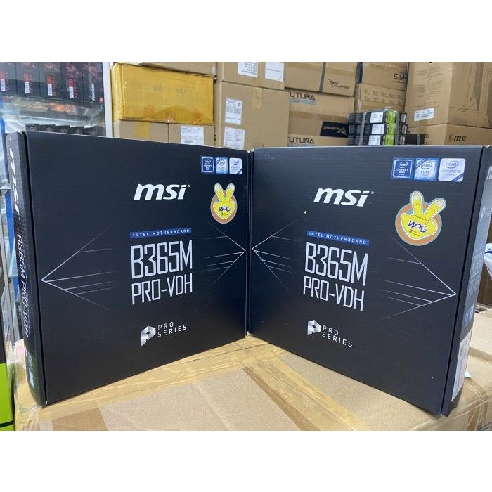 MOBO MSI B365M PRO VDH + PROC I3 8100 TRAY