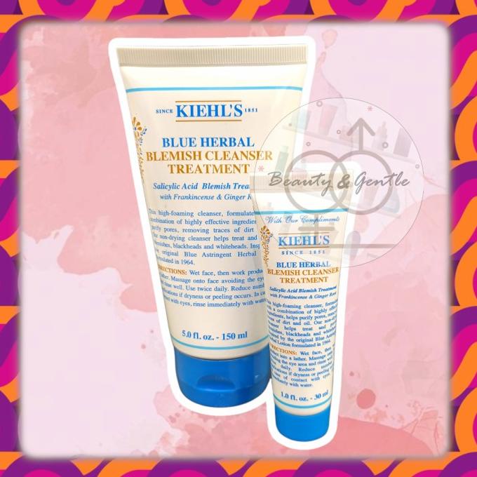 

PROMO Kiehls Blue Herbal Blemish Cleanser Treatment 30ml / 150ml