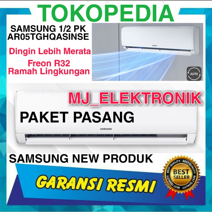 Ac Samsung 1/2 Pk Low Watt Paket Pasang Ready