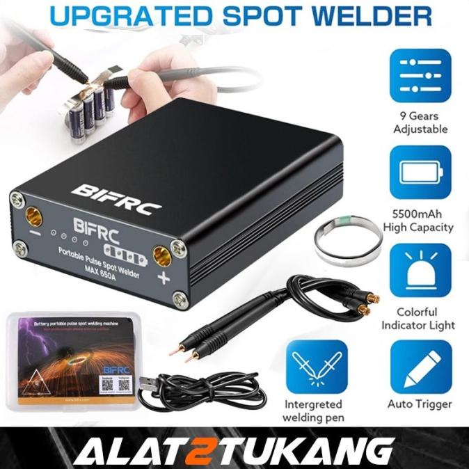 Spot Welder Portable Baterai 18650 Alat Las Titik Rakit DH20 Pro+
