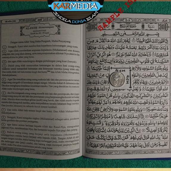 [ukuran besar] Al-Quran Perjuz Alquran Mujazza Per Juz Terjemah