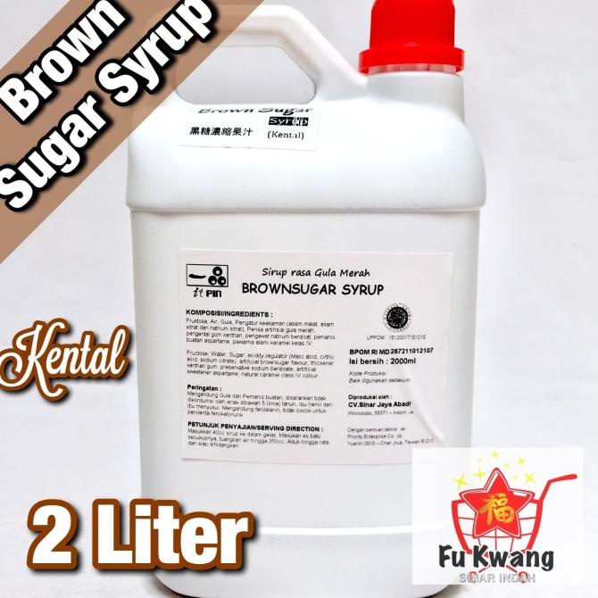

```````] [Khusus Gosend] Brown Sugar Syrup Sirup Gula Merah Aren Kental 2 liter