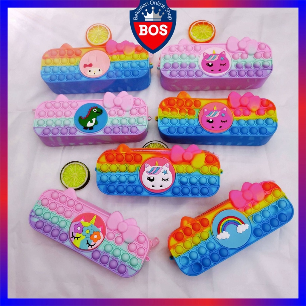 

Market1688 Kotak Pensil Pop It Rainbow Tempat Pensil Popit Karakter Macaroon Tempat Penyimpanan Alat Tulis Anak Warna Warni