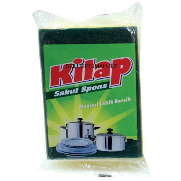 :<:<:<:<] SABUT SPON SEPET HIJAU KILAP POLYTEX KILAP BUSA CUCI PIRING GOSOK