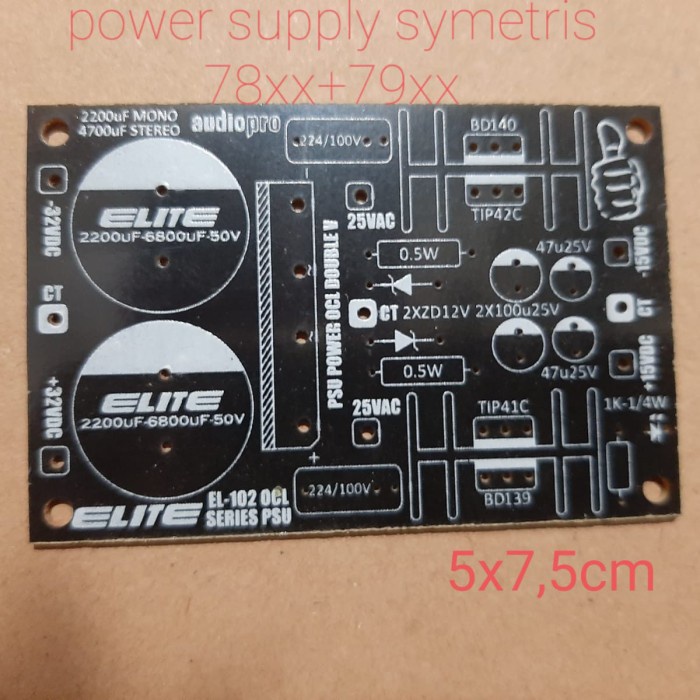 monggo] Pcb power supply symetris ocl Elite psu series