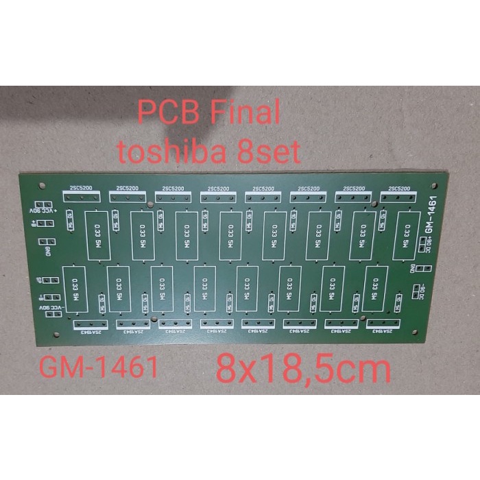 Silahkan Order] PCB Final Toshiba 8 set PCB TR Final 8set tipe GM-1461