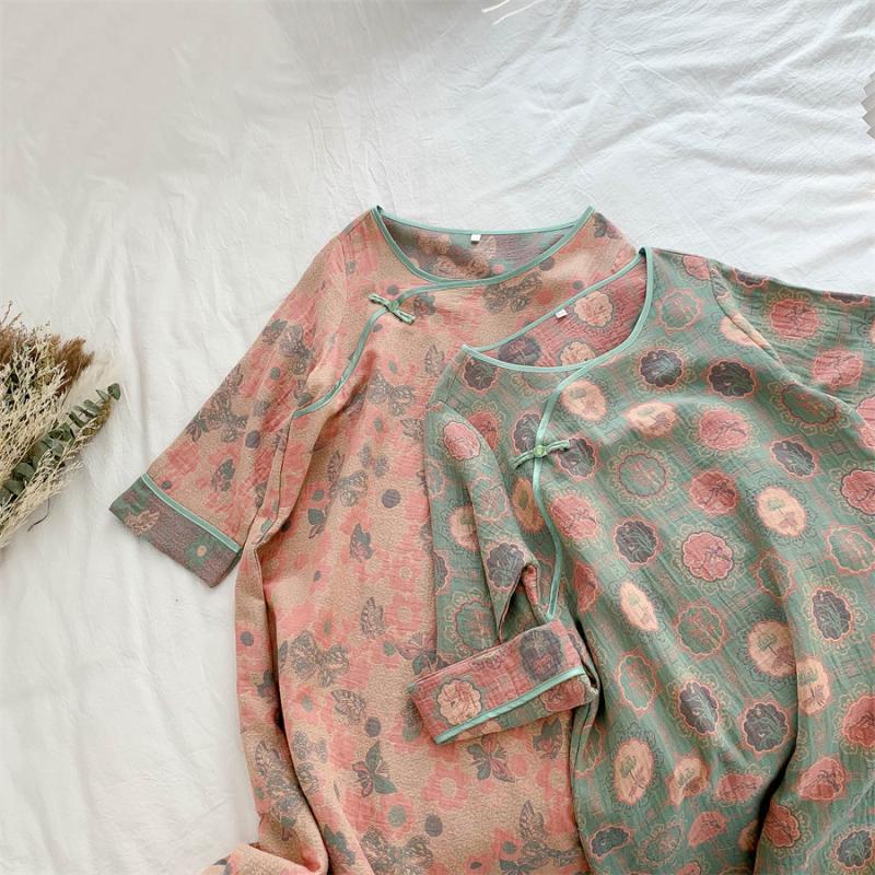 Baju Cheongsam Gaya China, Baju Cheongsam Vintage Ukuran Besar